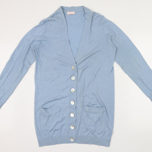Gharani Strok Womens Blue   Cardigan Jumper Size 16  - Large buttons