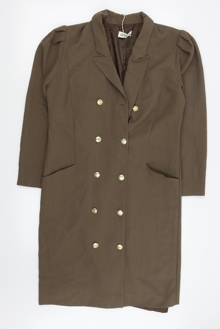 lebrose Womens Brown Jacket Size 12