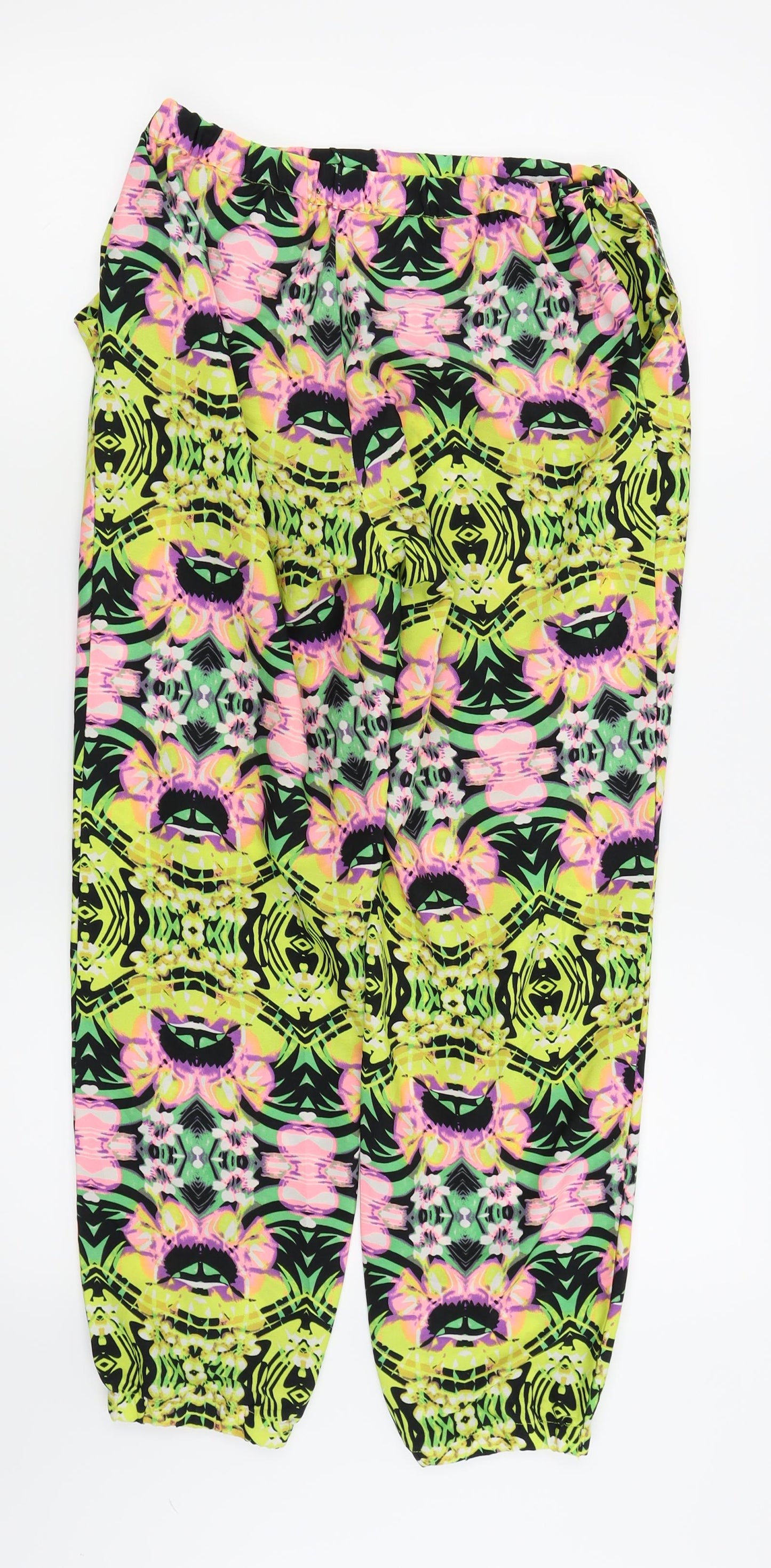 Primark Womens Multicoloured   Trousers  Size 10 L26 in