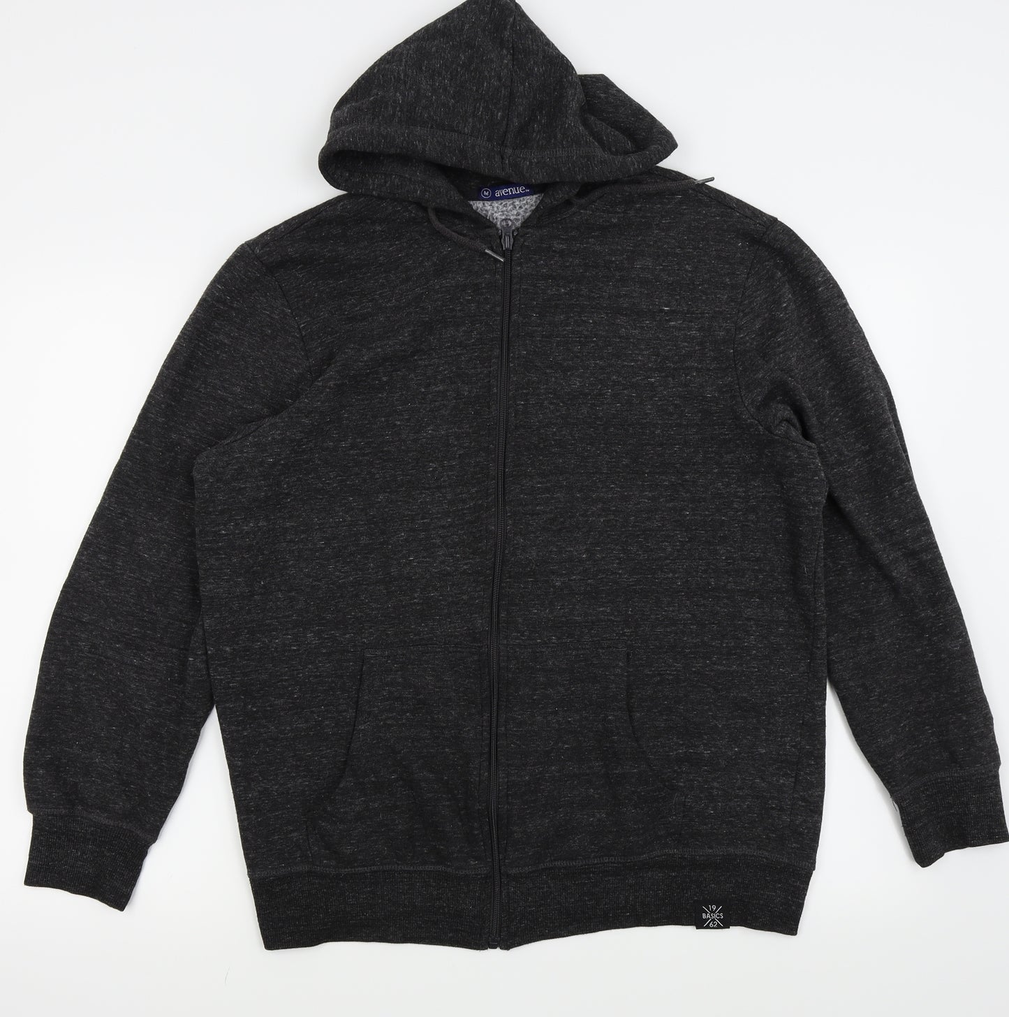 Avenue Mens Grey   Full Zip Jumper Size M