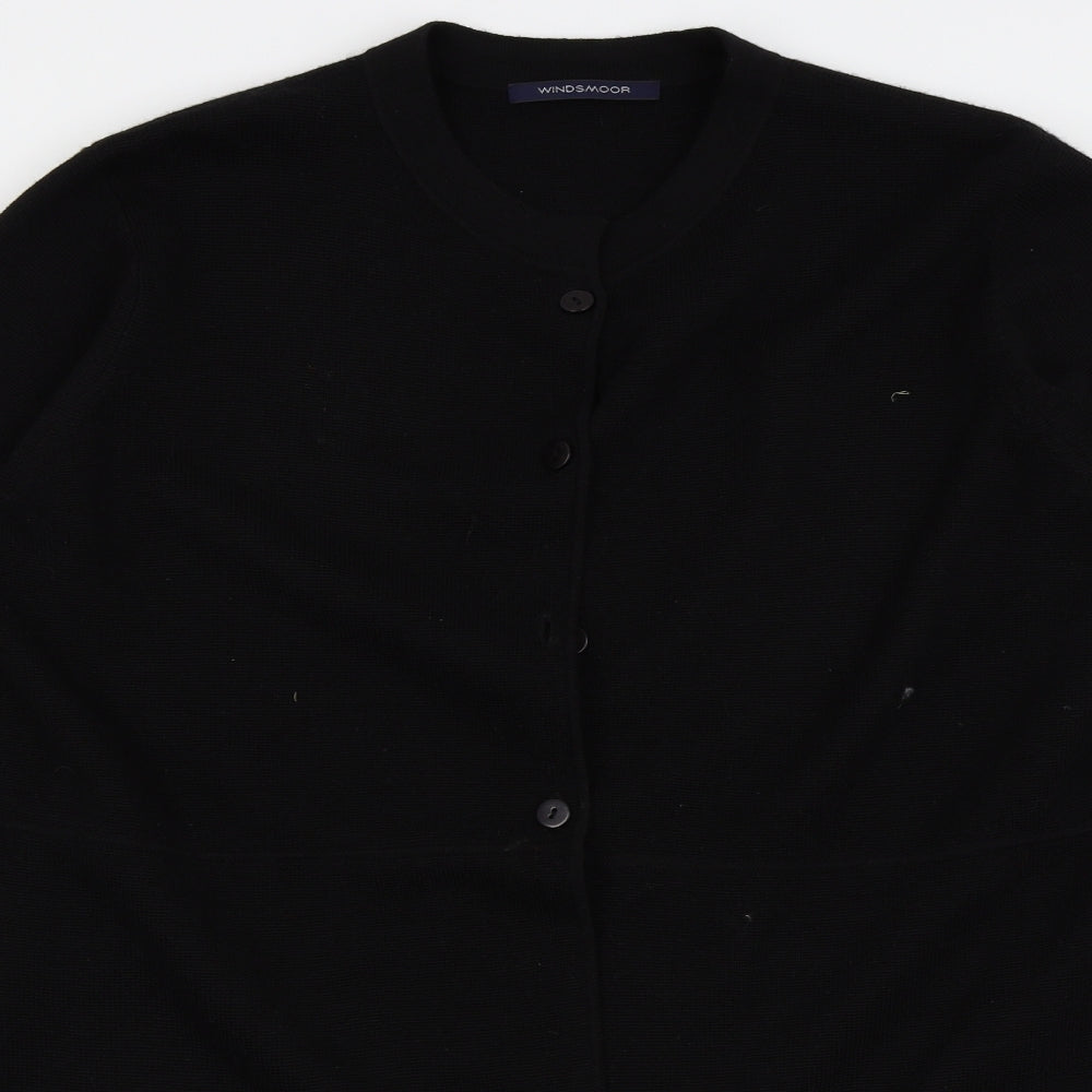 Windsmoor Womens Black   Cardigan Jumper Size L