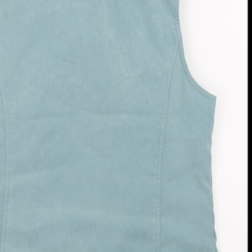 EWM Womens Blue   Gilet Coat Size 14