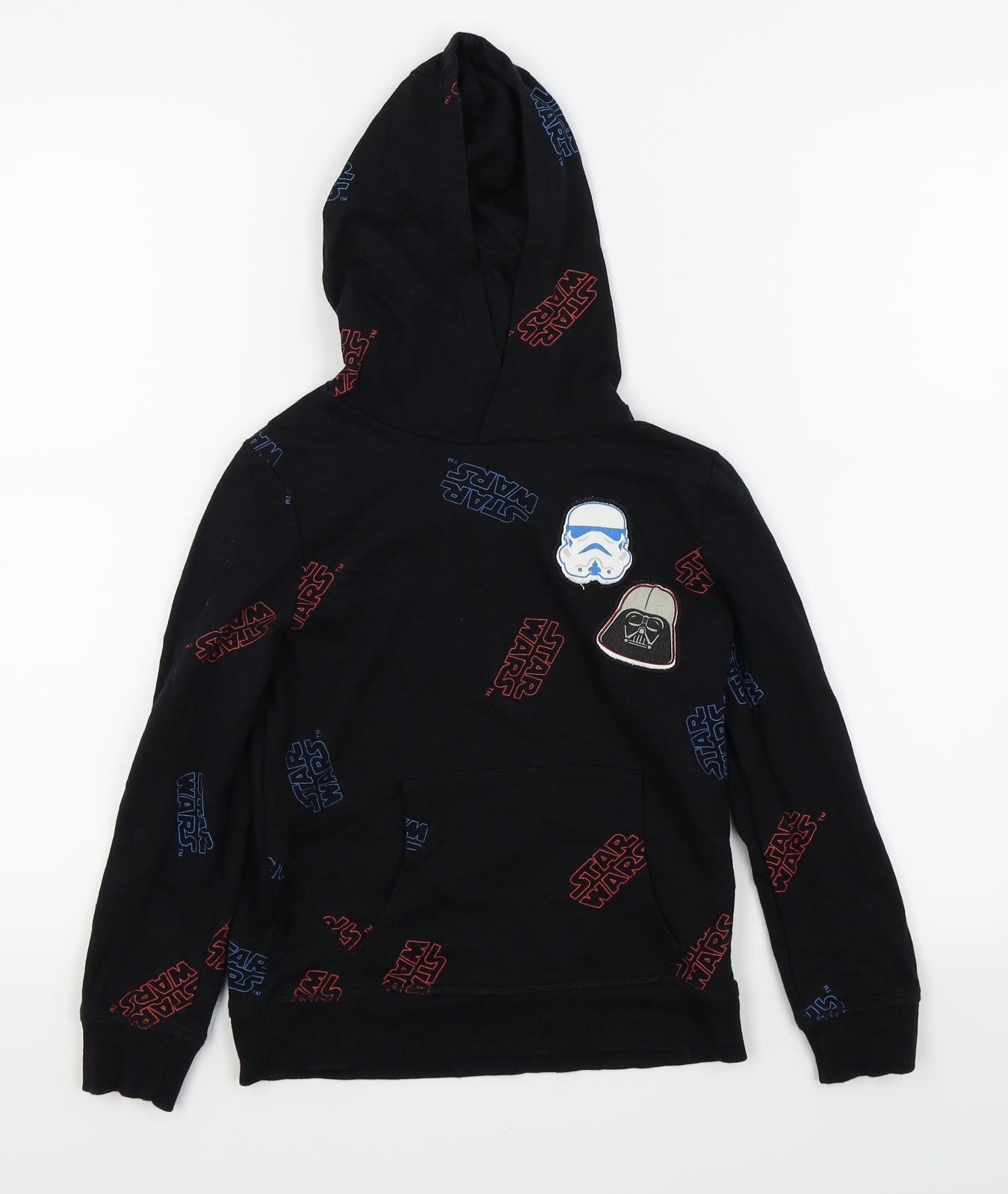Star Wars Boys Black   Pullover Jumper Size 6-7 Years