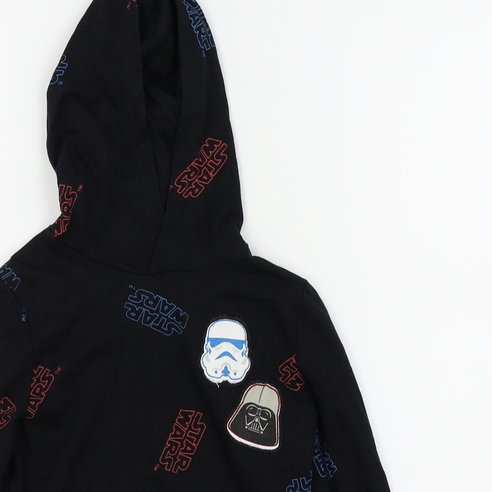 Star Wars Boys Black   Pullover Jumper Size 6-7 Years