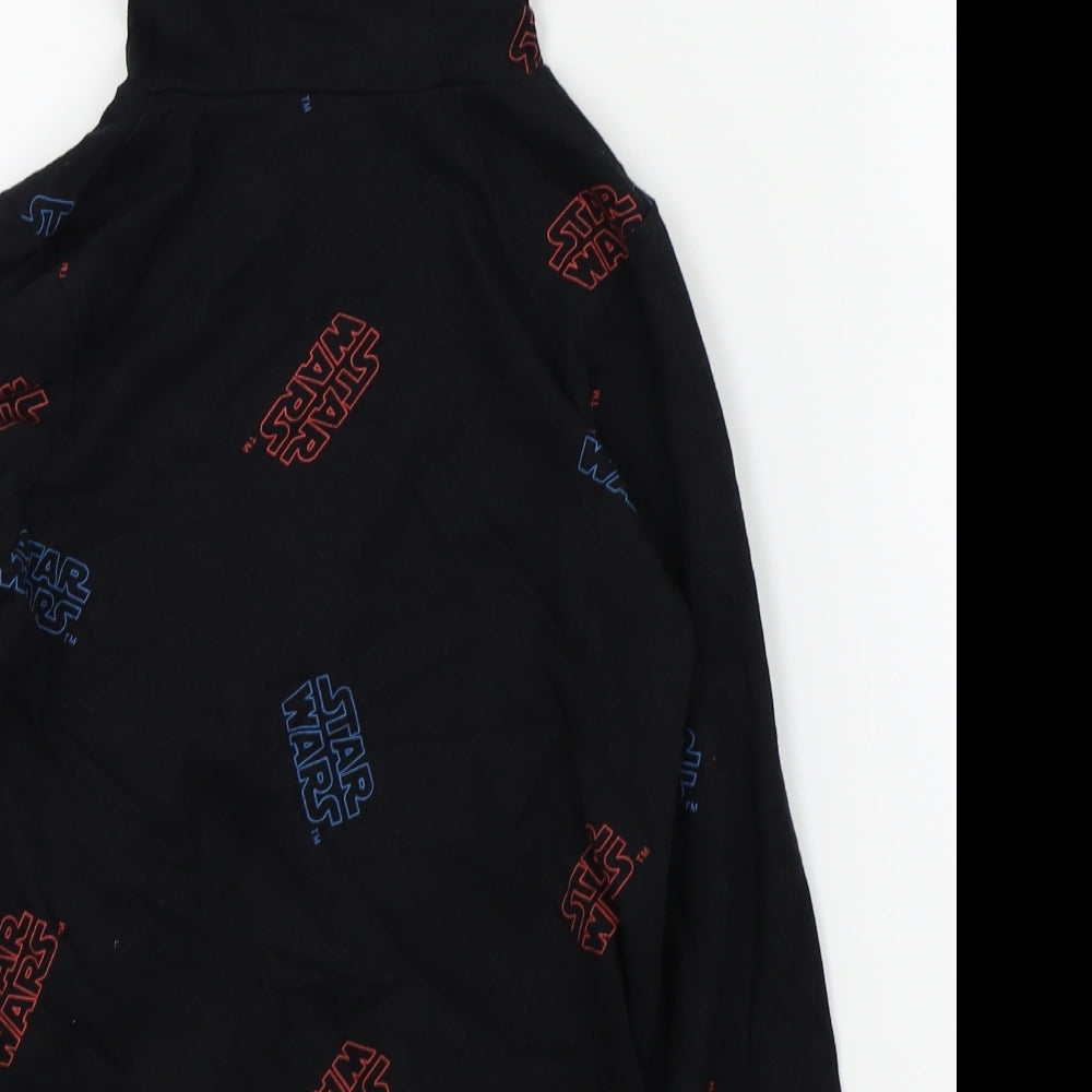 Star Wars Boys Black   Pullover Jumper Size 6-7 Years