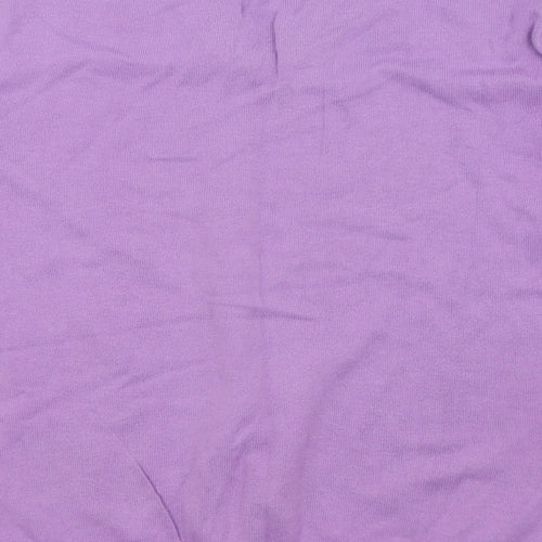 Refectory Mens Purple Check  Pullover Jumper Size M