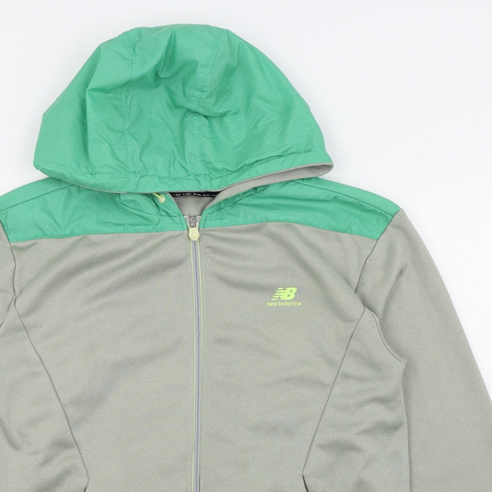 New Balance Mens Green   Full Zip Jumper Size S