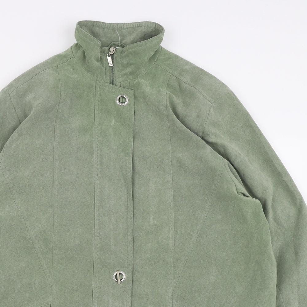 Klass Womens Green   Overcoat Coat Size L
