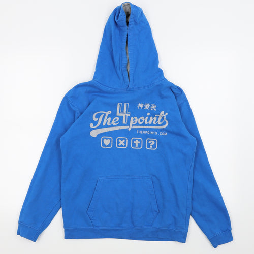 Awdis Boys Blue   Pullover Jumper Size 12-13 Years