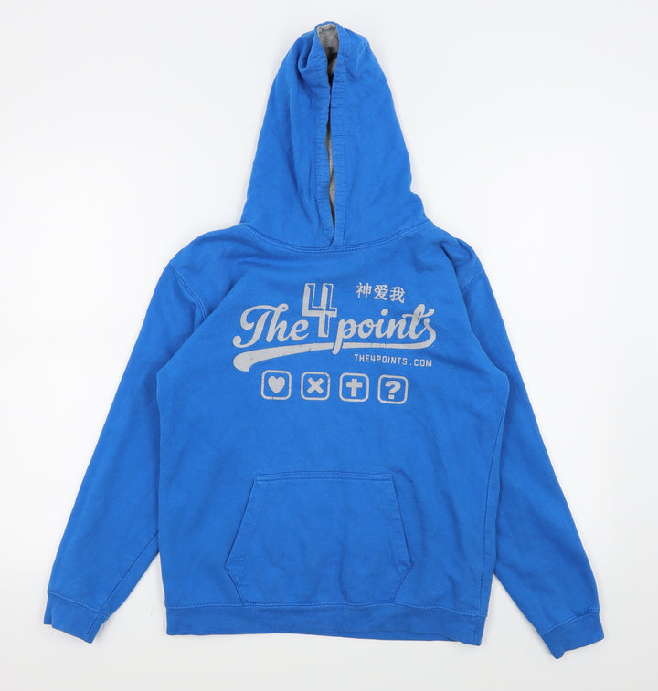 Awdis Boys Blue Pullover Jumper Size 12-13 Years