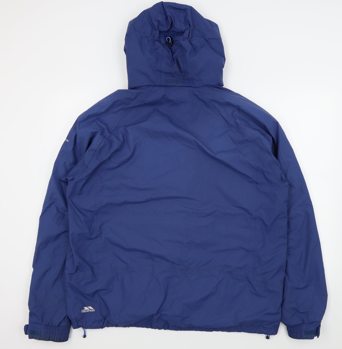 Tresspass Mens Blue   Rain Coat Coat Size XL