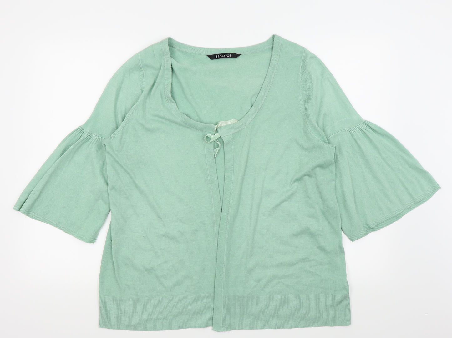 essence Womens Green   Cardigan Jumper Size 22