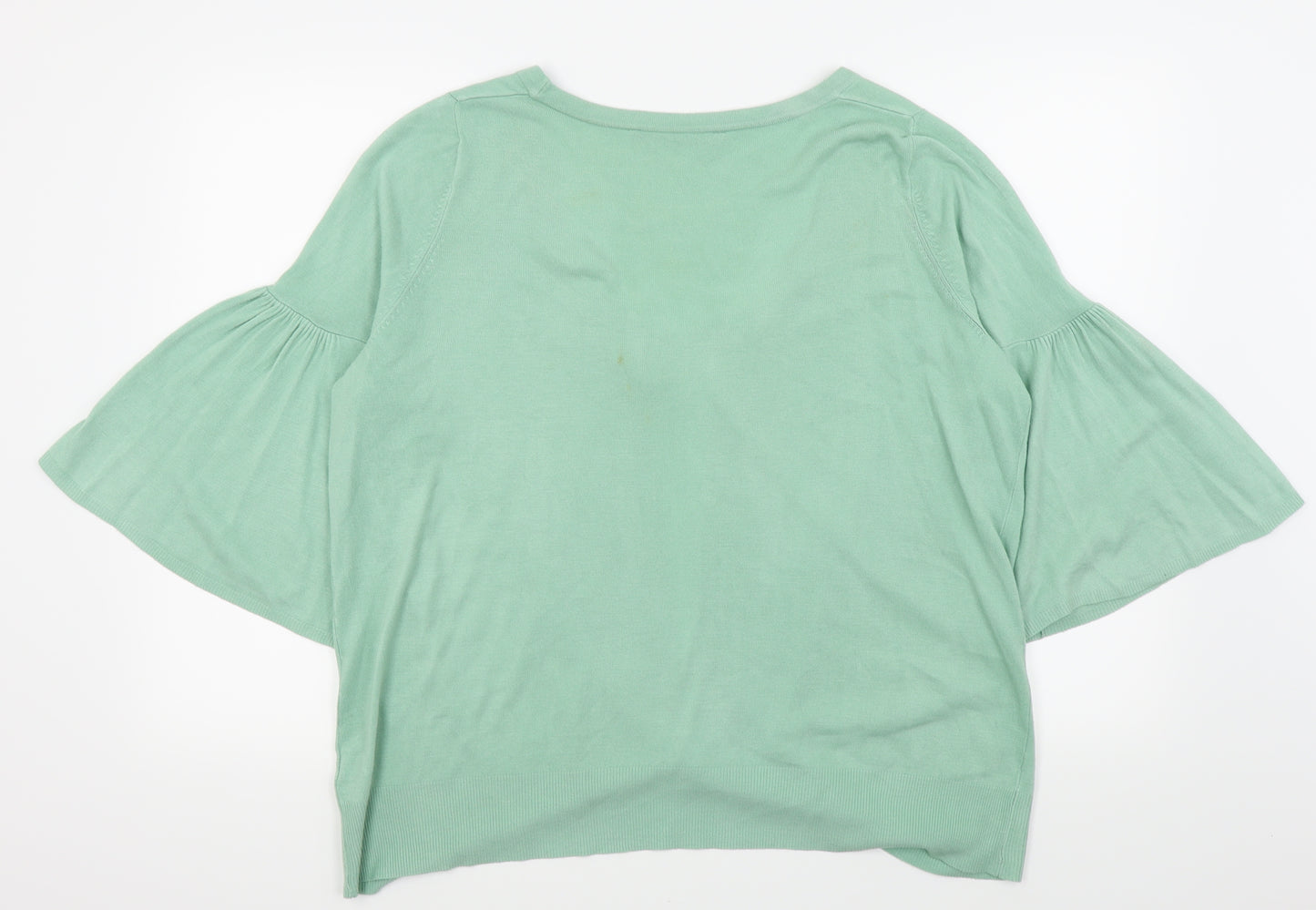 essence Womens Green   Cardigan Jumper Size 22