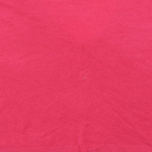 M&s Womens Pink   Pullover Sweatshirt Size 20