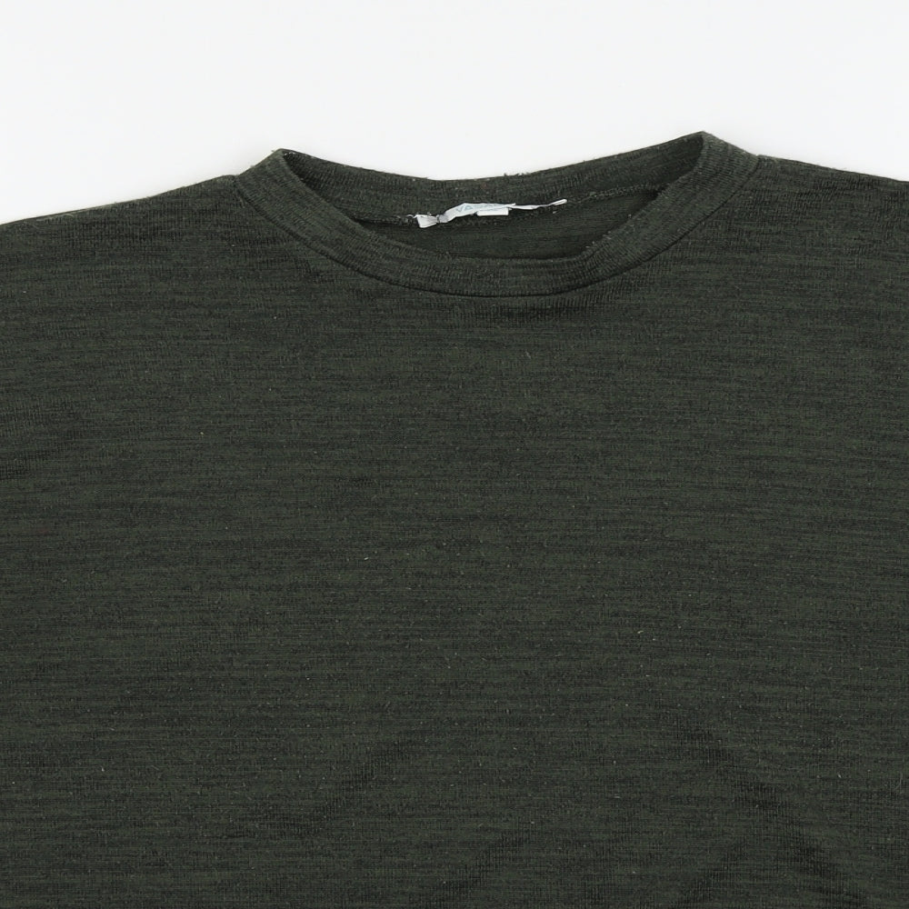 vasmasi Womens Green   Basic T-Shirt Size 14