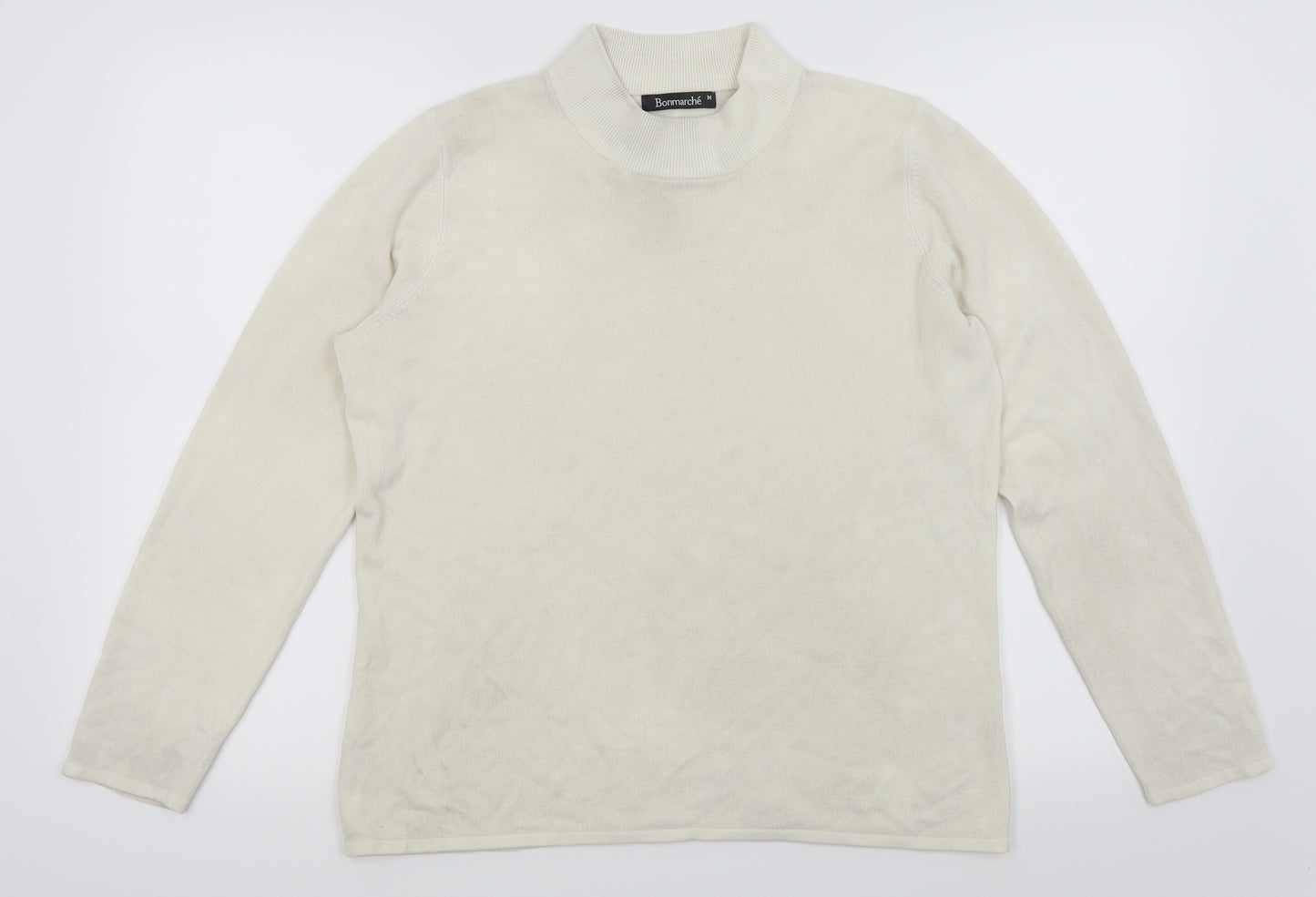 bonmarche Womens White   Basic T-Shirt Size M