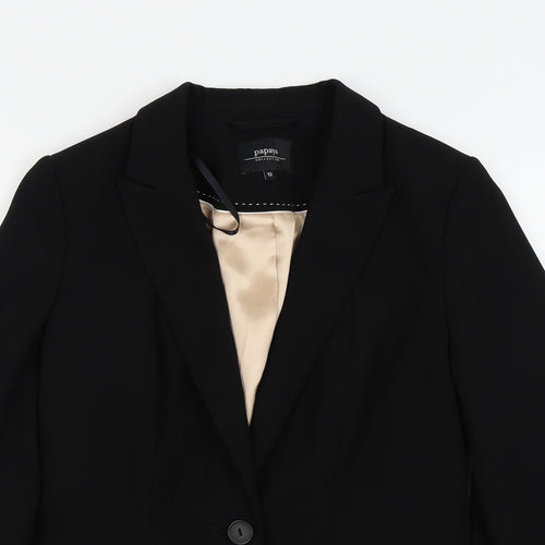 Papaya Womens Black   Jacket Sport Coat Size 12
