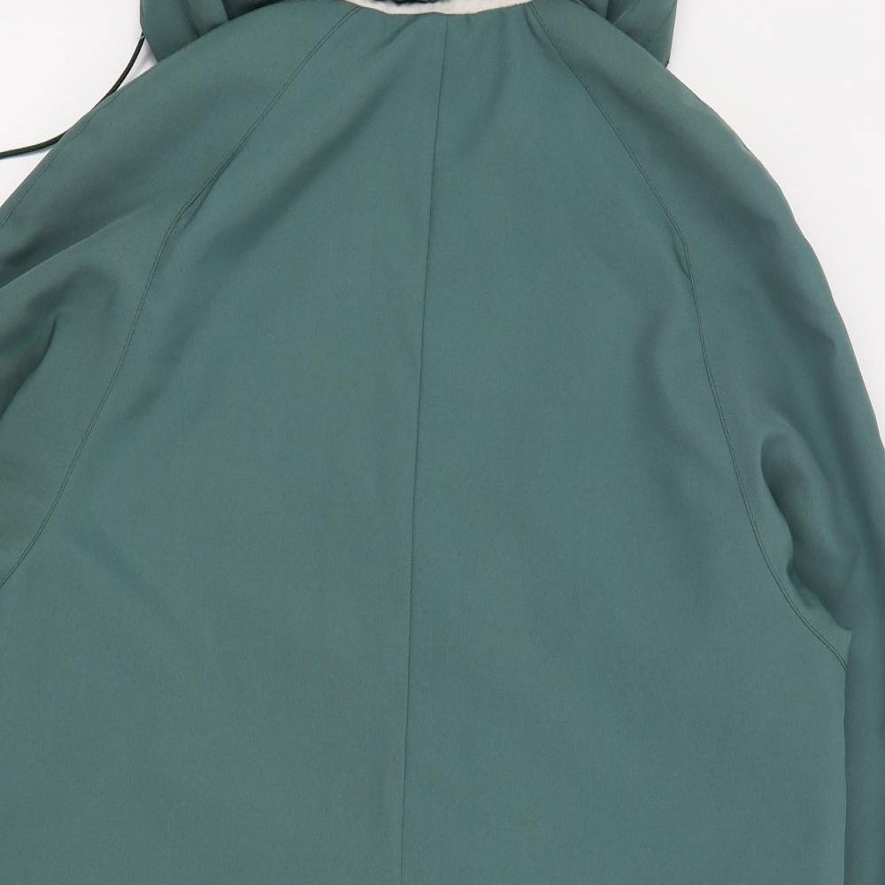 Preworn Womens Green   Puffer Jacket Coat Size 14