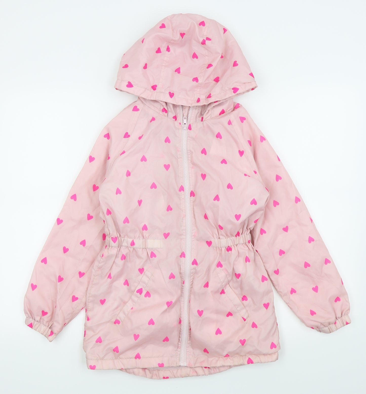 Matalan Girls Pink   Basic Coat Coat Size 11 Years