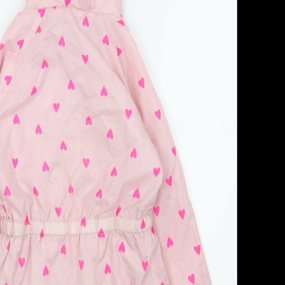 Matalan Girls Pink   Basic Coat Coat Size 11 Years