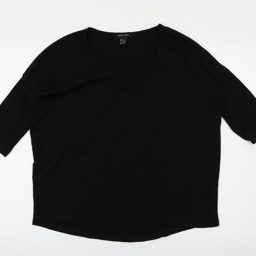 New Look Womens Black   Basic T-Shirt Size S