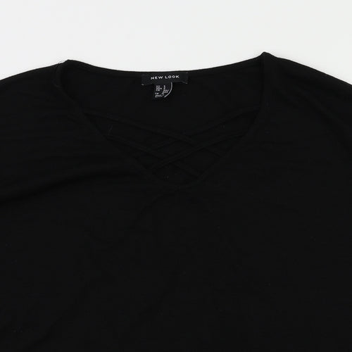 New Look Womens Black   Basic T-Shirt Size S