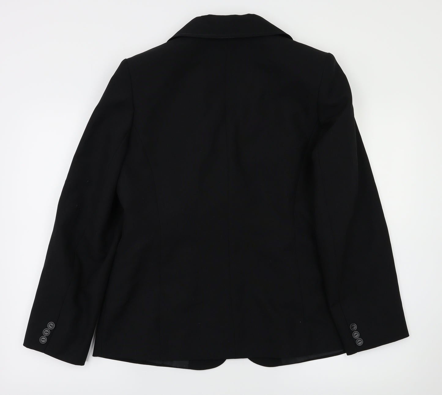 AMARANTO Womens Black   Jacket Blazer Size 14