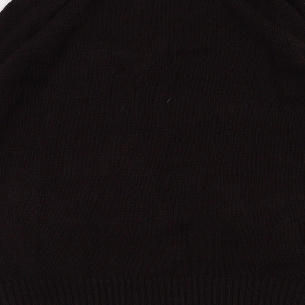M&S Mens Brown   Cardigan Jumper Size L