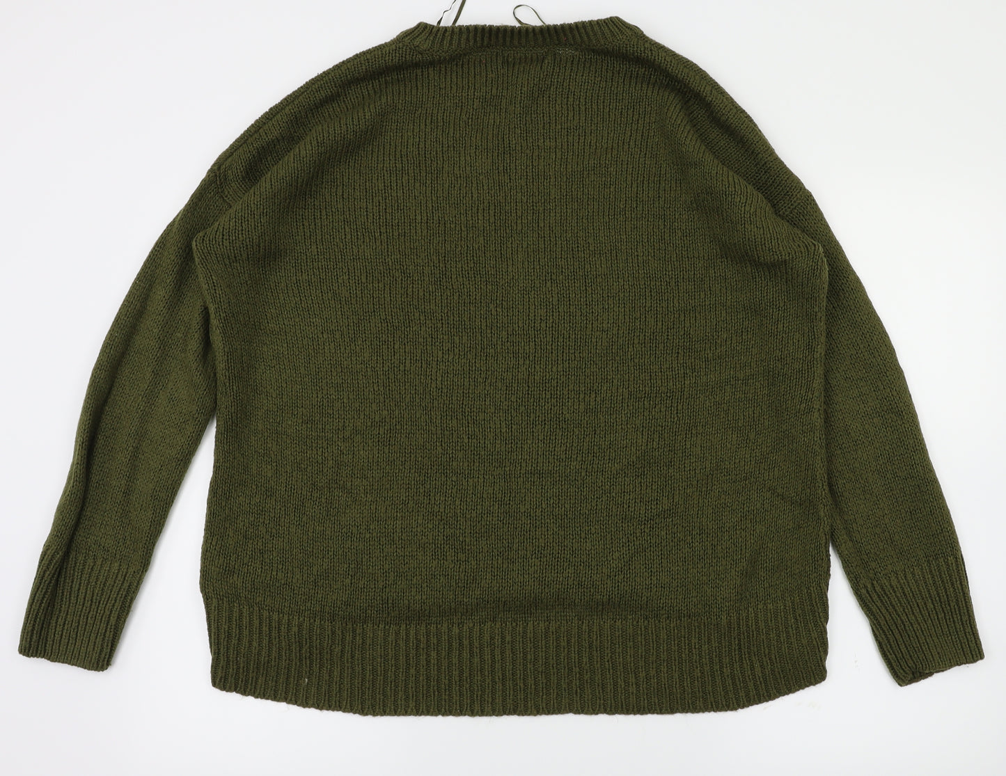 New Look Womens Green   Pullover Jumper Size L