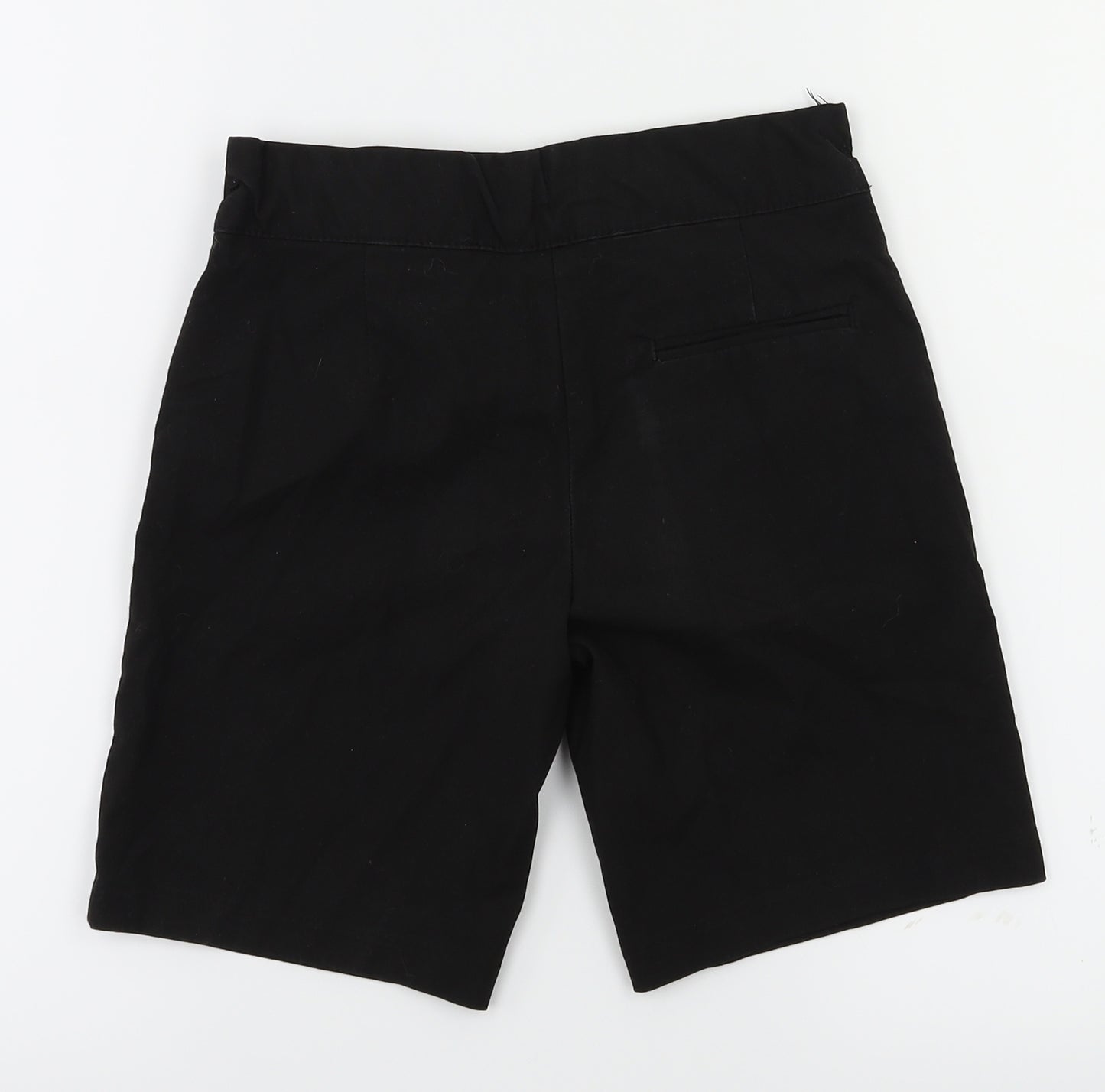 M&S Girls Black   Paperbag Shorts Size 8-9 Years