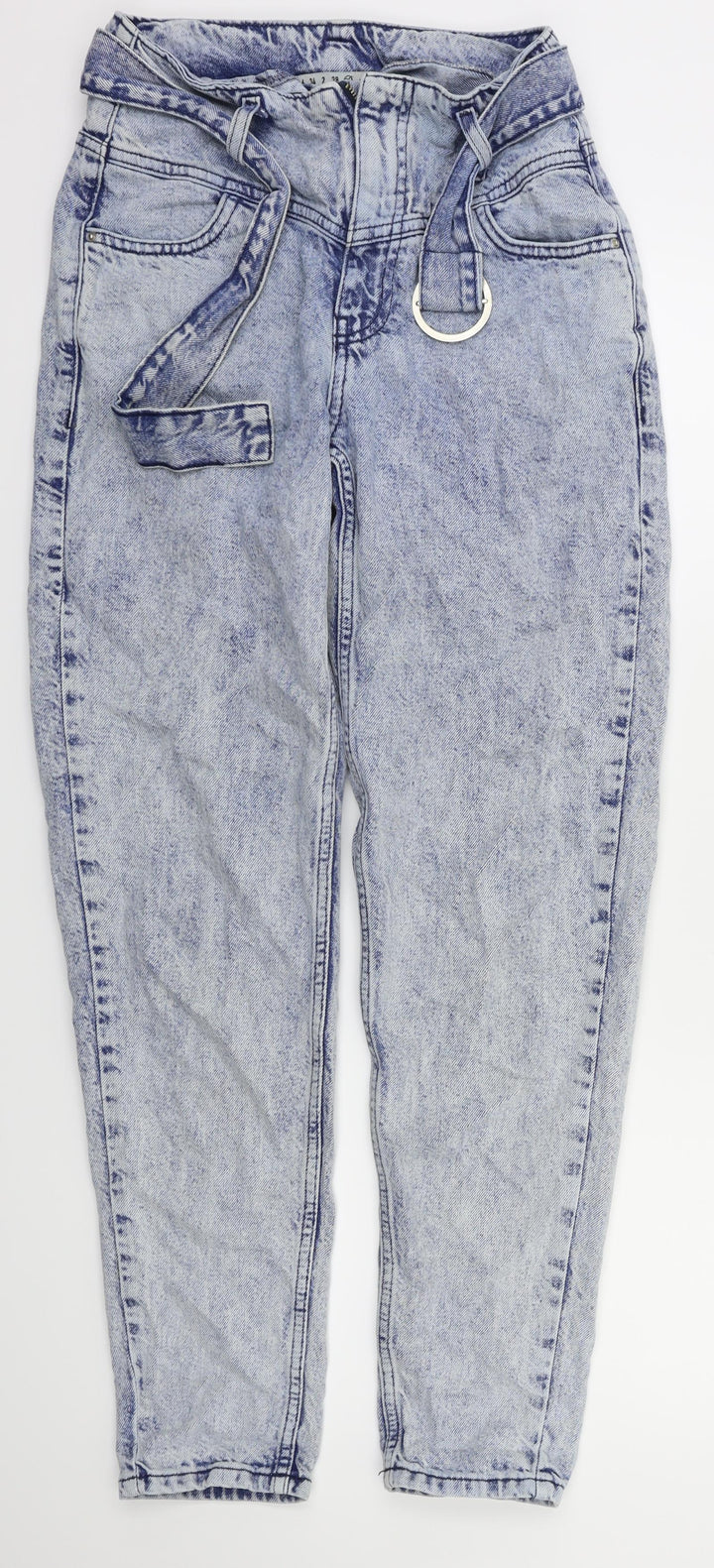 denim &co Womens Blue Straight Jeans Size 6 L29 in