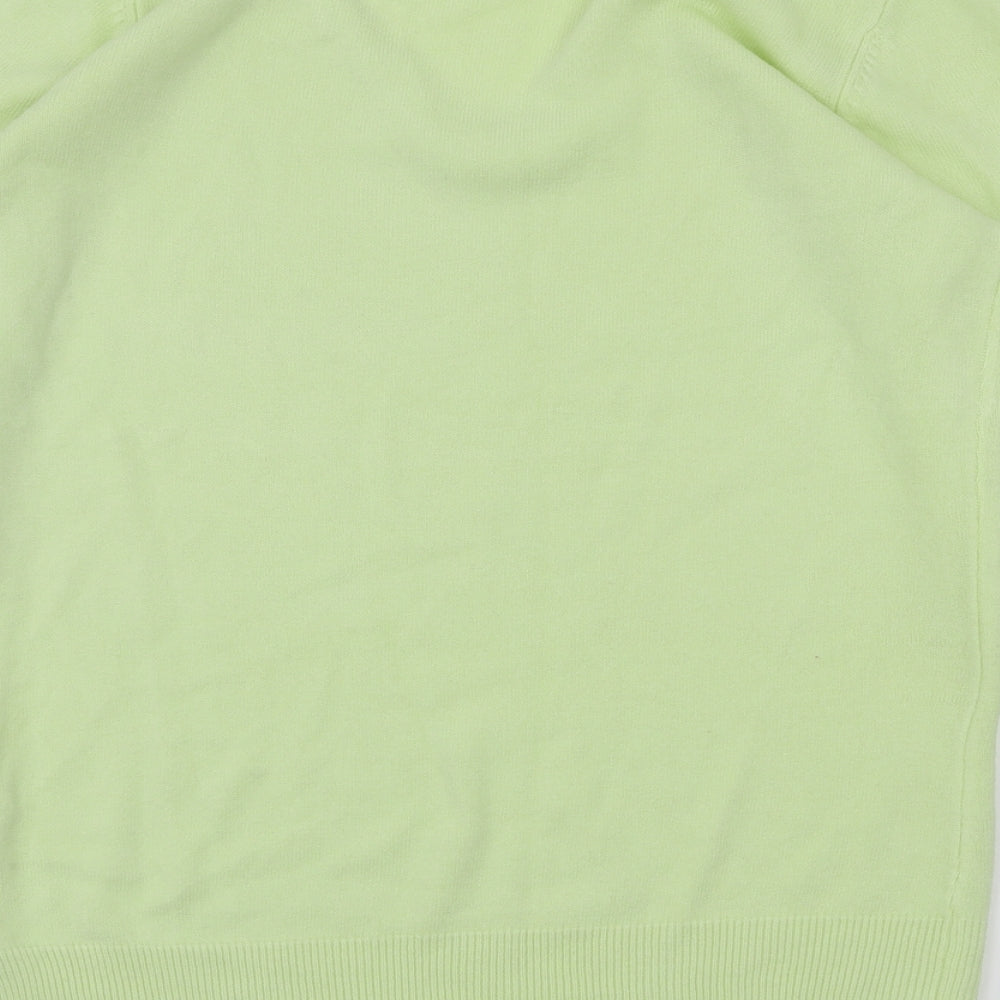 ANNE WEYBURN Womens Green   Pullover Jumper Size 10