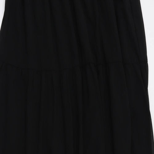 new look  Womens Black   Flare Skirt Size 12  - Stretch waistband