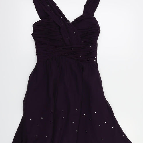 Pixie Lott Womens Purple   Fit & Flare  Size 6