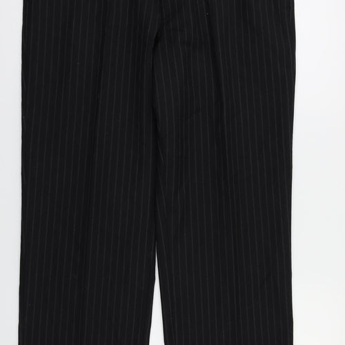 Burton Mens Black Striped  Trousers  Size 34 in L30 in