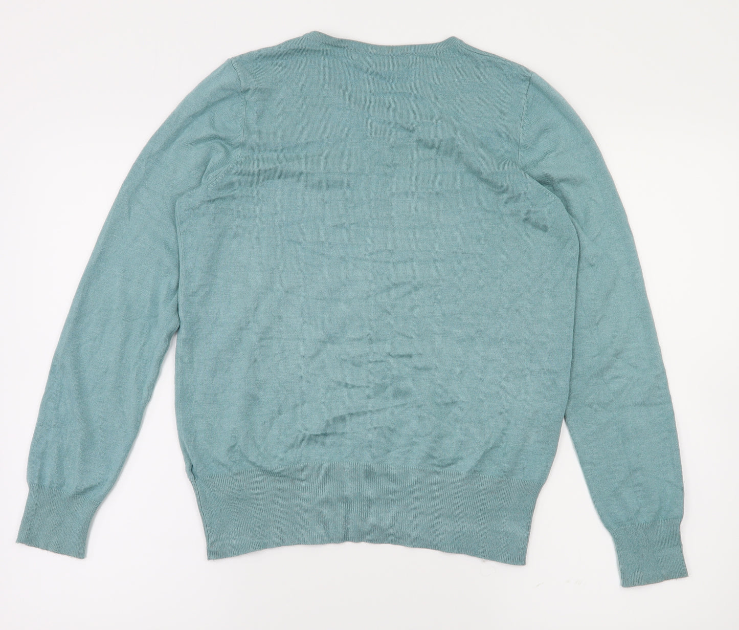 M&S Womens Blue   Cardigan Jumper Size 12