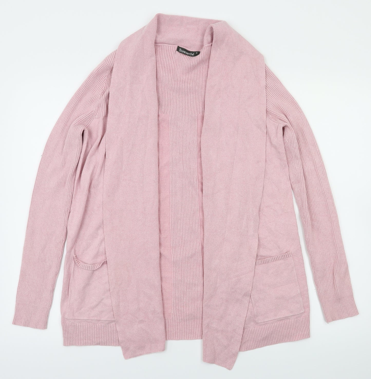 Bonmarché Womens Pink   Cardigan Jumper Size S
