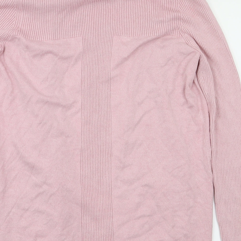 Bonmarché Womens Pink   Cardigan Jumper Size S