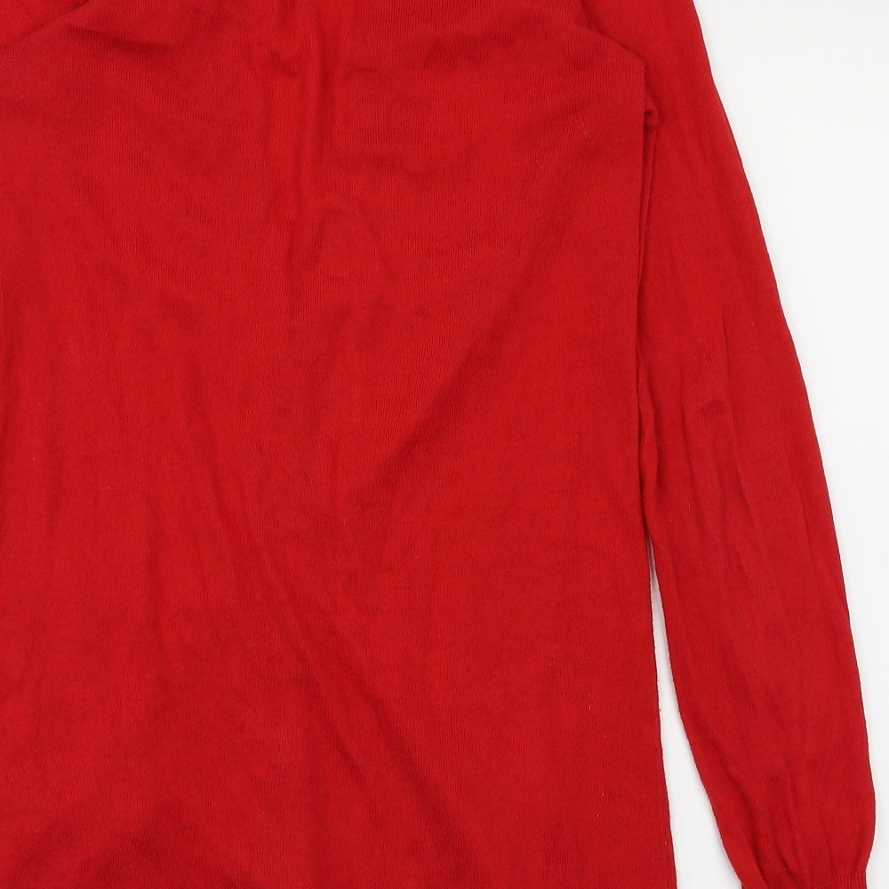 Primark Womens Red   Cardigan Jumper Size 8