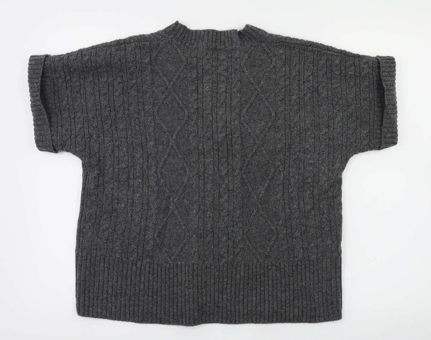 Wool lovers Womens Grey   Cardigan Jumper Size M