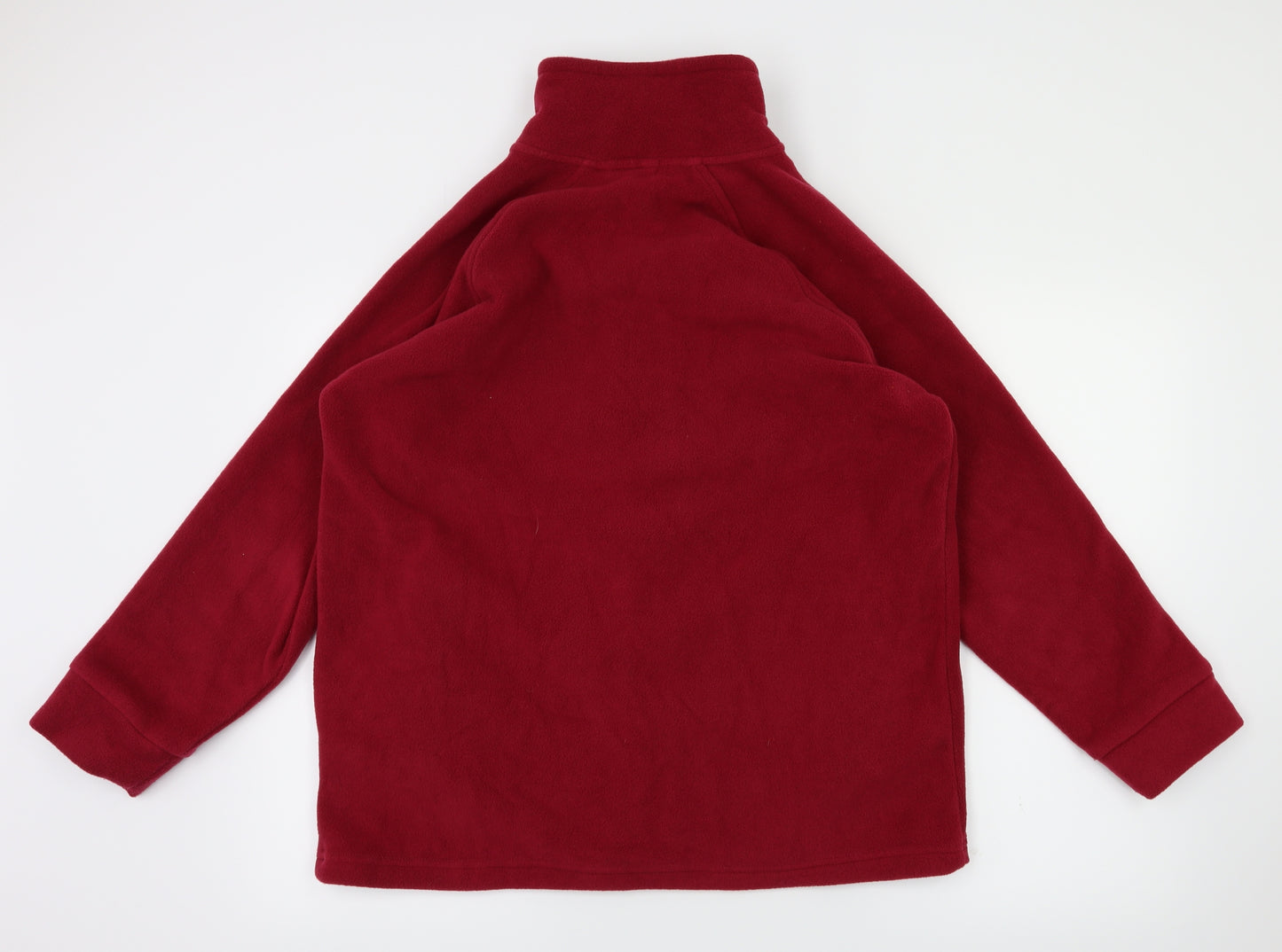 Happit Mens Red Floral  Full Zip Jumper Size M