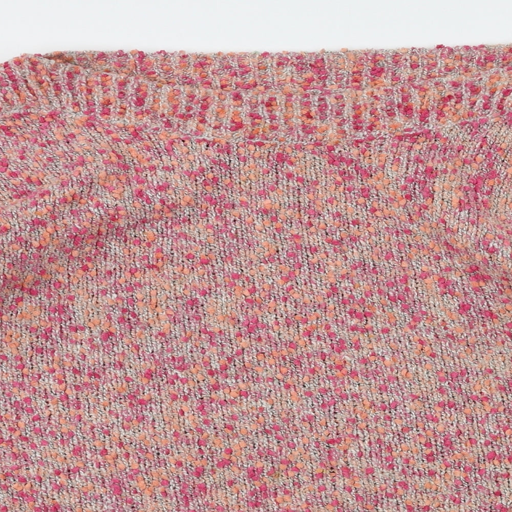 Nutmeg Womens Pink   Pullover Jumper Size 16