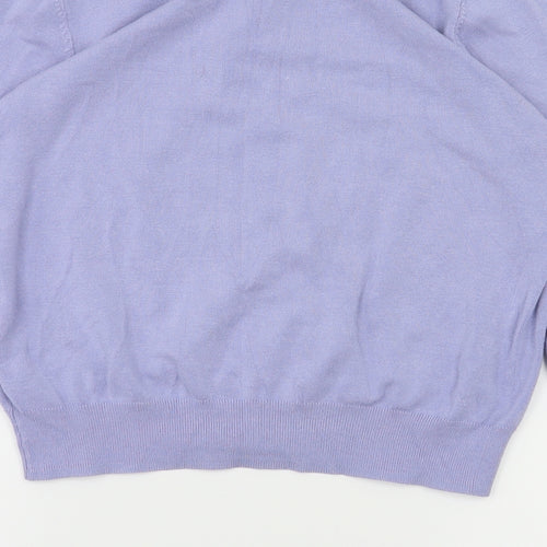 M&S Womens Purple   Cardigan Jumper Size 14