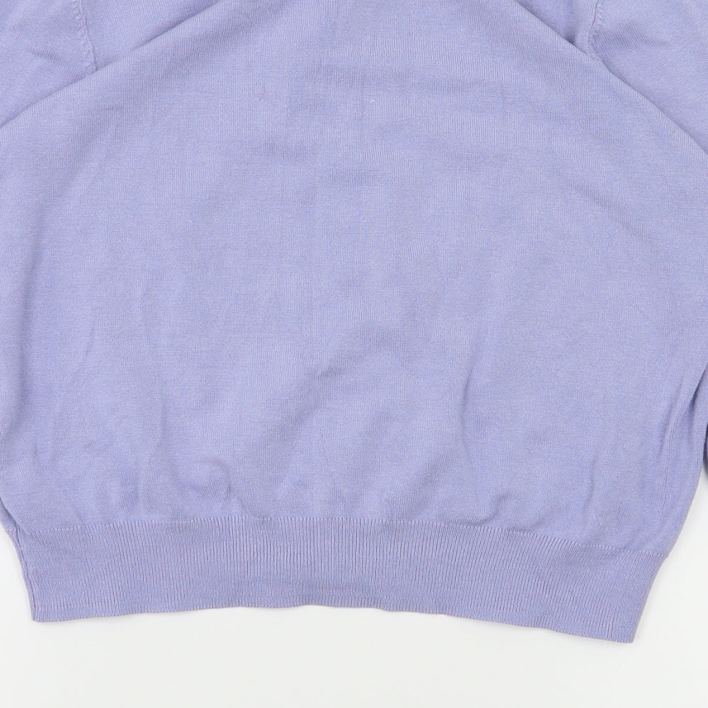 M&S Womens Purple   Cardigan Jumper Size 14