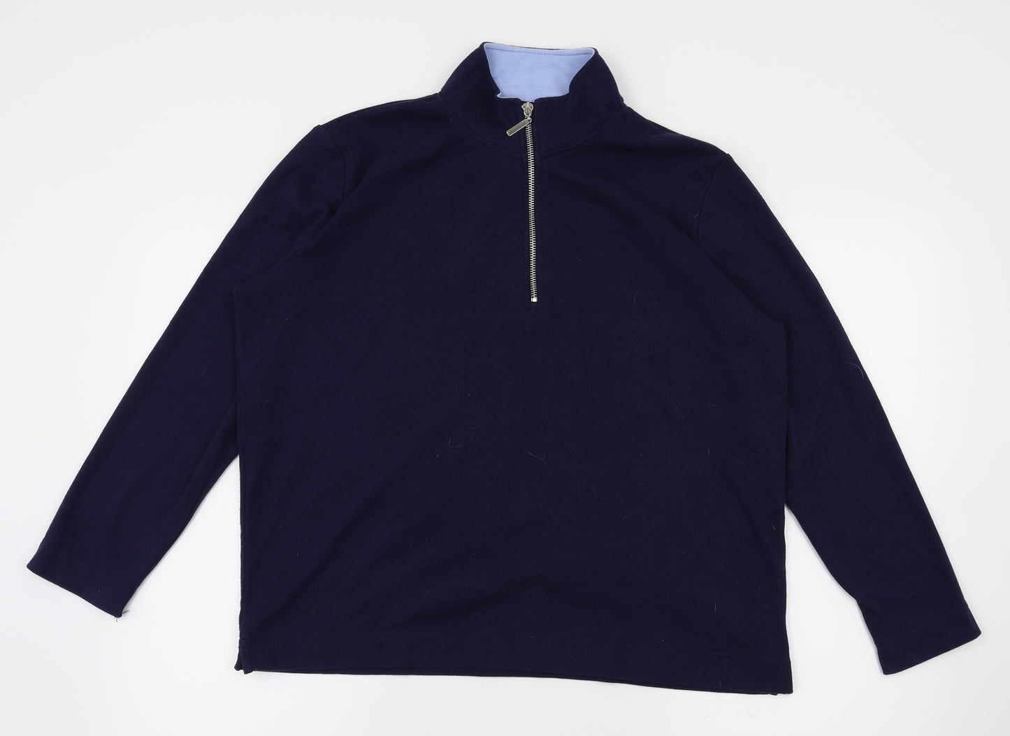 ROWLANDS Womens Blue   Pullover Hoodie Size M