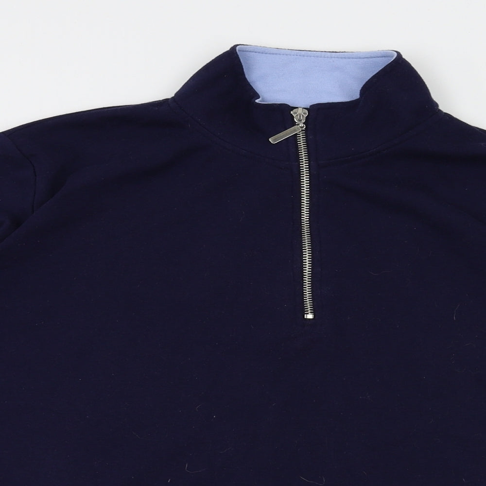 ROWLANDS Womens Blue   Pullover Hoodie Size M