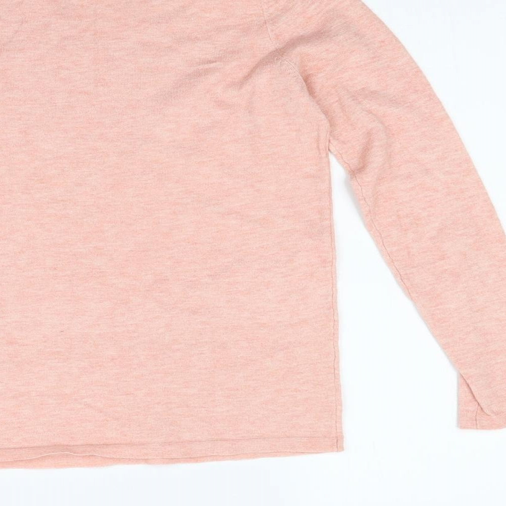 Linea Womens Pink  Knit Pullover Jumper Size 8