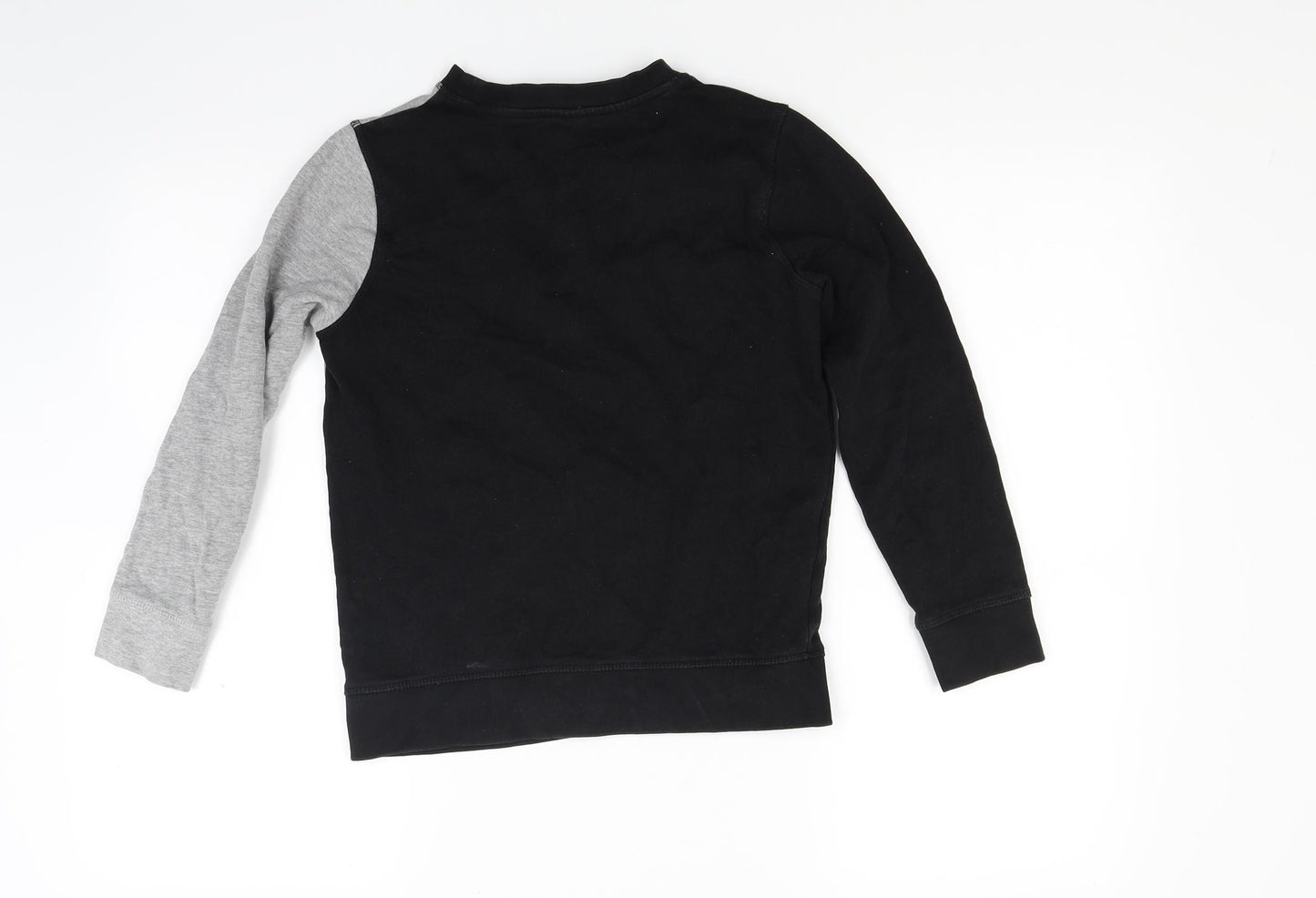F&F Boys Black  Jacquard Pullover Sweatshirt Size 9-10 Years  - San Francisco