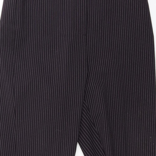 Petites Womens Red Striped  Trousers  Size 14 L27 in