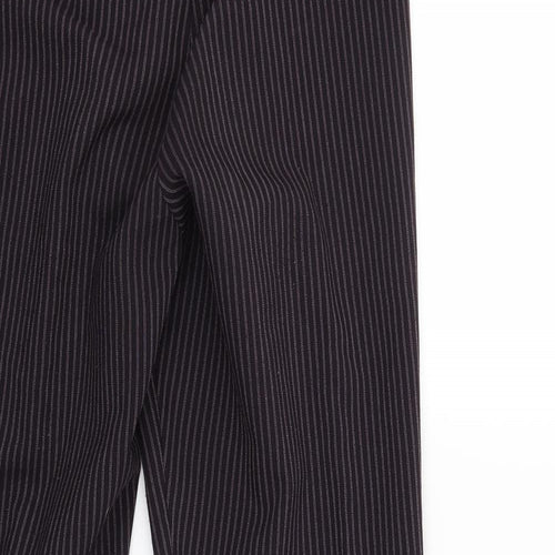 Petites Womens Red Striped  Trousers  Size 14 L27 in